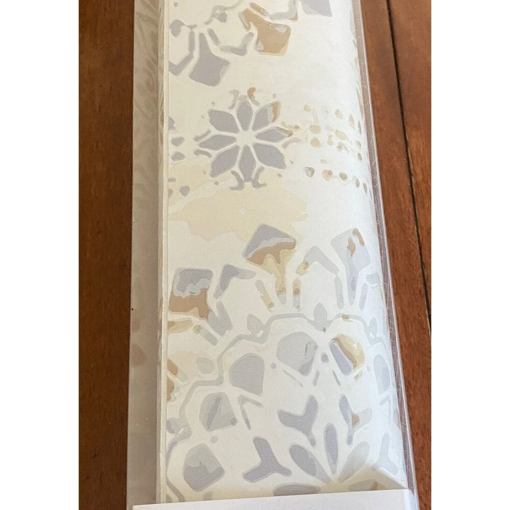 RoomMates Peel & Stick Wallpaper Roll Bohemian Floral Medallion Gray Beige Boho